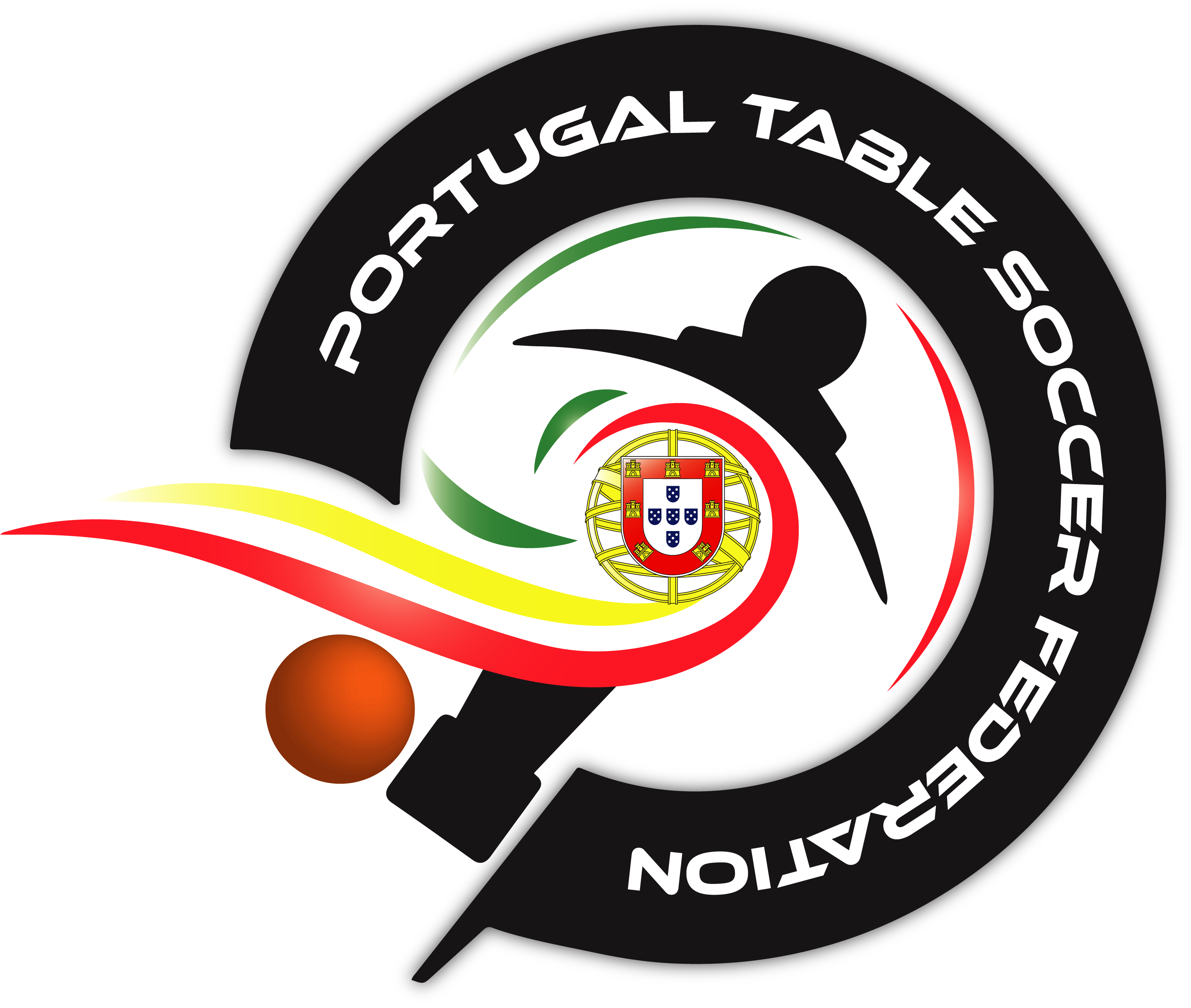 Federação Portuguesa de Futebol Mesa - PTSF - Portugal Table Soccer Federation - Logo Oficial